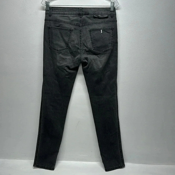 Stella McCartney Jeans Skinny Denim Embellished Rhinestone Jeweled Gray Size 27 - Picture 5 of 13